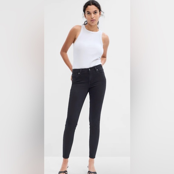 GAP Denim - New Gap 1969 Women's 25 R Legging Jeans Black